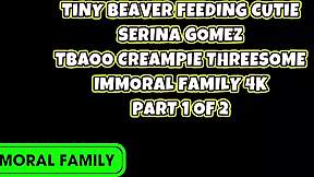 Dean and Dan Double Pound Petite Serina Gomez's Pussy in Prague