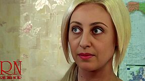 regina noir gets massage at salon