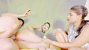 uttaran20 - busty stepmom and skinny babe in hot threesome