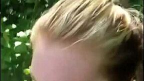 Cute Tinder Girl Gives Intense Outdoor Blowjob