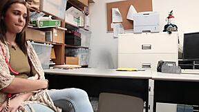 brunette teen ass punished by law's rock hard piston 😜