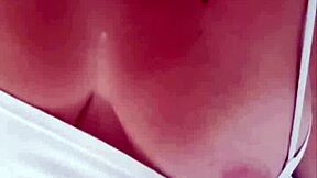 Hot Stepmom Teases Pussy Outdoor, Gives Intense Blowjob.