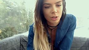 hot girl having fun on webcam