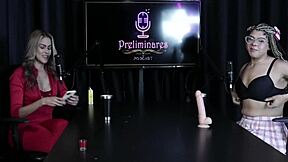 She had to strip during the game, revealing her stunning breasts and pussy - Sofie Lollipop in sheer red.