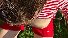 i fucked the wet girl in her little 18+ slobbery mouth on hot summer day