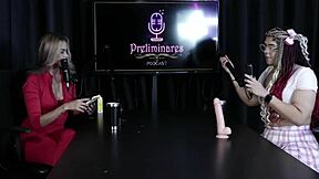 She had to strip during the game, revealing her stunning breasts and pussy - Sofie Lollipop in sheer red.