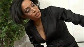 Allison Pierce And Jazmine Cashmere In Lesbian Spanking Session