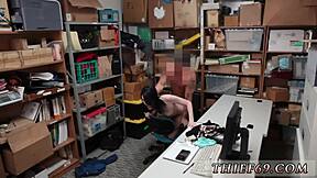 police officer fucks suspect caught passing by store