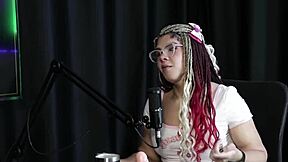 She had to strip during the game, revealing her stunning breasts and pussy - Sofie Lollipop in sheer red.