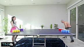 Holy! Julia James Gets Her Hole Stuffed After Pong Loss!