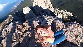 Mia Bandini Risks Public Cliff Fuck With Big Cock