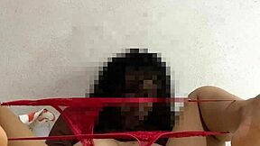 Mexican model Alexia de Monterrey masturbating.