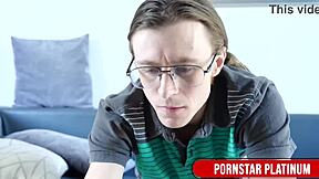 horny violet myers blackmails tech guy for pussy pounding