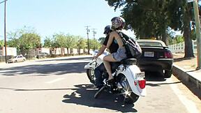 My new neighbor pounds my 19-year-old brunette body.