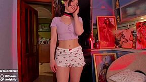 Sweety Rinushka's close-up show! 📸