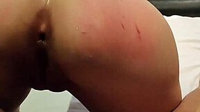 unas buenas nalgas y un rico creampie en el culo de mi novia