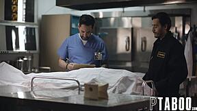 Petite teen Jane Doe gets POV creampie after blowjob in reality spotlight with Ricky Greenwood.