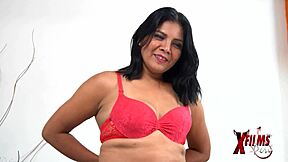 mature peruvian overcomes fear in slutty casting.
