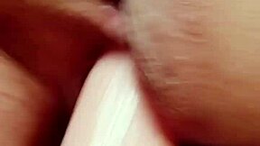 Chubby teen sister-in-law masturbates with thick dildo, then I join in bold assfucking.