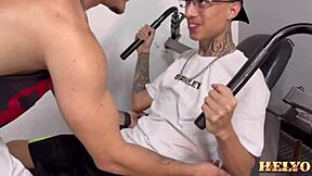 Girlfriend Fucks Personal Trainer After Workout with Wet Pussy