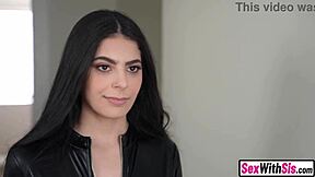 Bratty Brazilian teen 18+ stepsis forces stepbro to pound her hard!