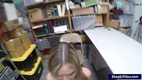 Sexy blonde thief blair williams fucked by nasty lp officer