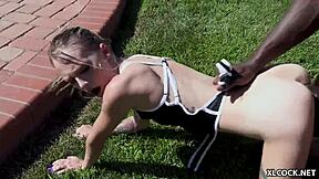 watch tiny kate bloom get plowed by bbc