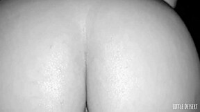 Amateur Cutie Rides Big Black Cock During Boyfriend Handjob in Dorm