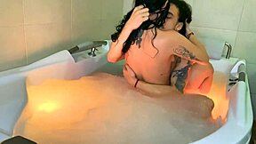 my girlfriend's best friend rides me in the jacuzzi 😏