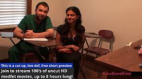 Does Yesenia Sparkles Pass the Entrance Physical? Humiliating Shower in Tampa.