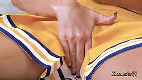 in kumalott, she gets surprised by her step-brother's big tits fantasy