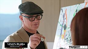 Vanna bardot gapes her petite ass.