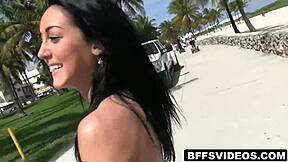 hot teen 18+ swaps cum with a buddy during spring break.