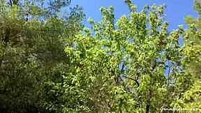 Young blonde teen's clothes ripped during Ibiza trip