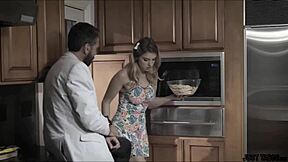 but uncle, family’s in the living room while i blow your big cock