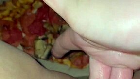 SnowWhite masturbates with food in Los Angeles