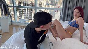 cofla lets me fuck his girlfriend johabettina and cum in her mouth she swallowed all my milk