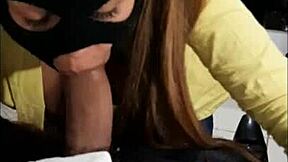 Boss stays close after doggy style encounter.