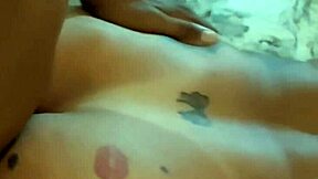 Betraying the cuckold with two big black cocks in a hardcore session.