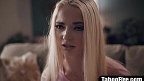 Teen stepdaughter experiences double penetration with stepfather and teacher