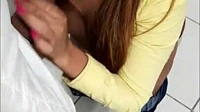 Boss stays close after doggy style encounter.