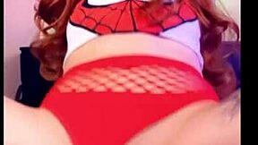 mj doing blowjob for spiderman then pussyfuck alicebong