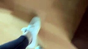 Waking up to the thrill of teen feet in socks, indulging my morning fetish desires