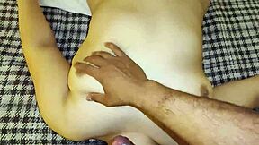 Beautiful whore gasps on deepthroat cock