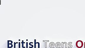 stunning british girl in cosplay uses toy for first time.