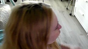 Blonde Slut Learns Lessons with Rough Blowjob