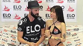 Cute petite mells blanco accepts the bon bon bum challenge!