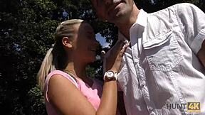 hunt4k stud watches hunter bang his girlfriend for cash deal
