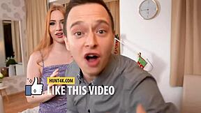 hunt4k stud watches hunter bang his girlfriend for cash deal