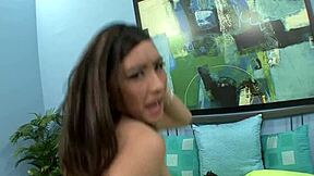 filipino ariel rose gets rough missionary sex, riding until cum.